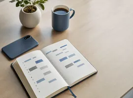 Planificación de calendario editorial para mantener presencia constante en LinkedIn sin equipo interno