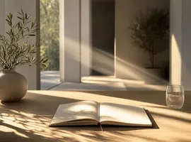 Caminos de luz convergiendo en un punto, representando un sistema de captación de leads con redes, blog y formularios